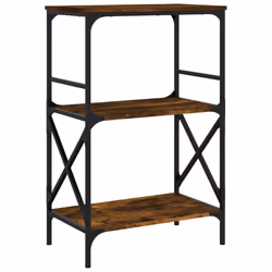 VidaXL 837619, Chêne, Métal, Bois, 590 mm, 350 mm, 1320 mm