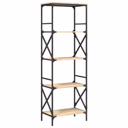 VidaXL 837623, Chêne, Métal, Bois, 590 mm, 350 mm, 1710 mm