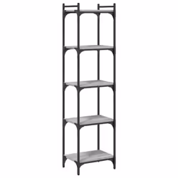 VidaXL 837640, Gris, Chêne, Métal, Bois, 400 mm, 300 mm, 1540 mm