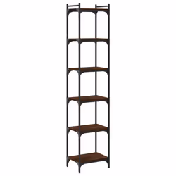 VidaXL 837666, Marron, Chêne, Métal, Bois, 600 mm, 300 mm, 1880 mm