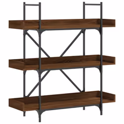 VidaXL 837691, Marron, Chêne, Métal, Bois, 1000 mm, 330 mm, 1085 mm