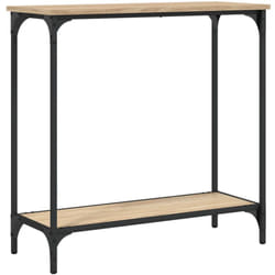Vidaxl - Table console chêne sonoma 75x30,5x75 cm bois d'ingénierie