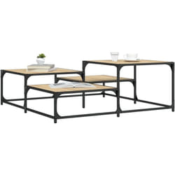 Vidaxl - Table basse chêne sonoma 107x107x40 cm bois d'ingénierie