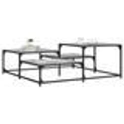 vidaXL Table basse sonoma gris 107x107x40 cm bois d'ingénierie