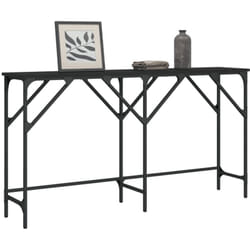 Vidaxl - Table console noir 140x29x75 cm bois d'ingénierie