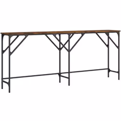 Ajoutez une touche d'élégance à votre entrée, salon ou couloir avec cette table console élégante. Matériau durable : le bois  ...