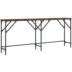 Vidaxl - Table console chêne fumé 180x29x75 cm bois d'ingénierie