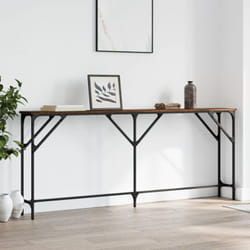 Vidaxl - Table console chêne marron 180x23x75 cm bois d'ingénierie