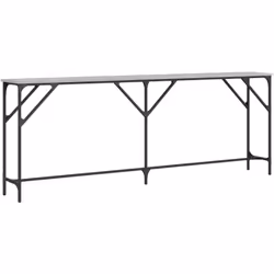 Ajoutez une touche d'élégance à votre entrée, salon ou couloir avec cette table console élégante. Matériau durable : le bois  ...
