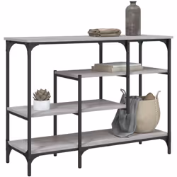 Ajoutez une touche d'élégance à votre entrée, salon ou couloir avec cette table console élégante. Matériau durable : le bois  ...