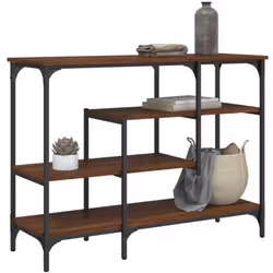 Ajoutez une touche d'élégance à votre entrée, salon ou couloir avec cette table console élégante. Matériau durable : le bois ...