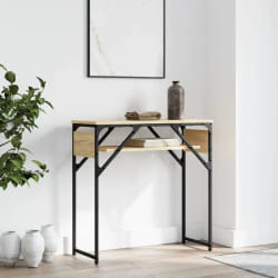 vidaXL Table console - Chêne sonoma