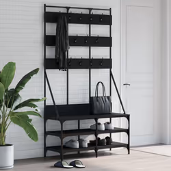 Mettez votre placard en ordre et choisissez facilement votre tenue avec ce porte-vêtements ! Matériau durable : le bois d'ing ...