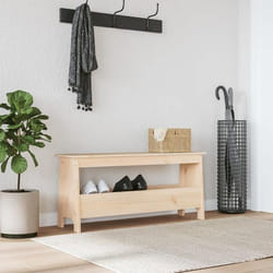 vidaXL Banc d'entrée 100x28x45 cm bois de pin massif