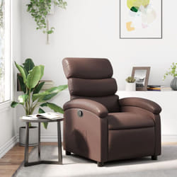 Vidaxl - Fauteuil inclinable Marron Similicuir
