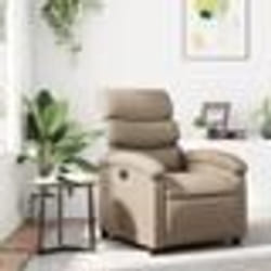 vidaXL Fauteuil inclinable Cappuccino Similicuir