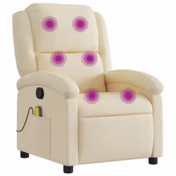 VidaXL 371772, Tissu, Crème, mousse, 110 kg, 710 mm, 865 mm