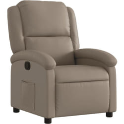 Fauteuil inclinable Cappuccino Similicuir Vidaxl