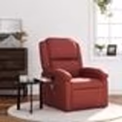 vidaXL Fauteuil de massage inclinable Rouge bordeaux Similicuir