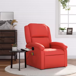 Asseyez-vous et détendez-vous dans ce fauteuil inclinable de massage très confortable ! Fonction d'inclinaison manuelle : ce  ...