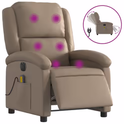 VidaXL 371788, Simili-cuir, Cappucino, mousse, 110 kg, 710 mm, 865 mm