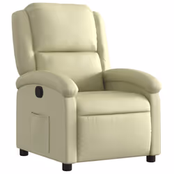 VidaXL 371791, Cuir, Crème, mousse, 110 kg, 710 mm, 865 mm