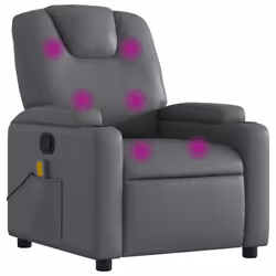 VidaXL 372399, Simili-cuir, Gris, mousse, 110 kg, 740 mm, 880 mm