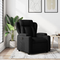 Vidaxl - Fauteuil inclinable Noir Tissu