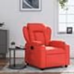 vidaXL Fauteuil inclinable Rouge Similicuir