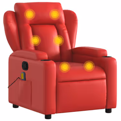 VidaXL 372439, Simili-cuir, Rouge, mousse, 110 kg, 770 mm, 945 mm