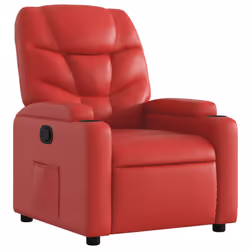 VidaXL 372470, Simili-cuir, Rouge, mousse, 110 kg, 740 mm, 890 mm