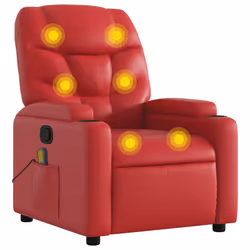 VidaXL 372477, Simili-cuir, Rouge, mousse, 110 kg, 740 mm, 890 mm