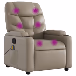 VidaXL 372478, Simili-cuir, Cappucino, mousse, 110 kg, 740 mm, 890 mm