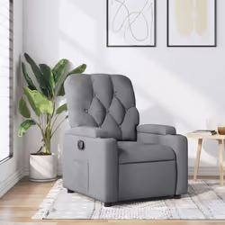 Asseyez-vous et détendez-vous dans ce fauteuil inclinable très confortable ! Fonction d'inclinaison manuelle : ce fauteuil in ...