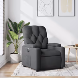 Asseyez-vous et détendez-vous dans ce fauteuil inclinable très confortable ! Fonction d'inclinaison manuelle : ce fauteuil in ...