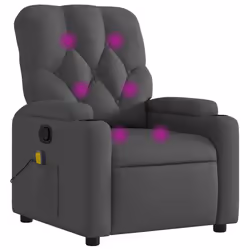 VidaXL 372492, Tissu, Gris, mousse, 110 kg, 740 mm, 865 mm