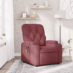 Asseyez-vous et détendez-vous dans ce fauteuil inclinable de massage très confortable ! Fonction d'inclinaison manuelle : ce ...