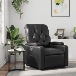 Vidaxl - Fauteuil inclinable Noir Similicuir