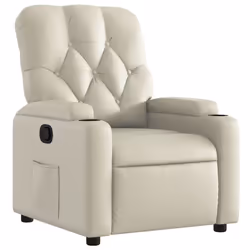 VidaXL 372504, Simili-cuir, Crème, mousse, 110 kg, 740 mm, 865 mm