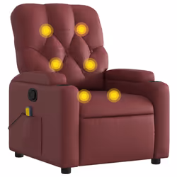 VidaXL 372514, Simili-cuir, Rouge, mousse, 110 kg, 740 mm, 865 mm
