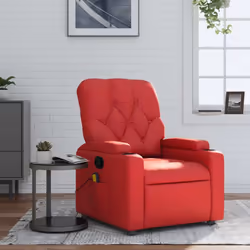Asseyez-vous et détendez-vous dans ce fauteuil inclinable de massage très confortable ! Fonction d'inclinaison manuelle : ce  ...