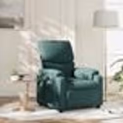 vidaXL Fauteuil inclinable Vert foncé Tissu