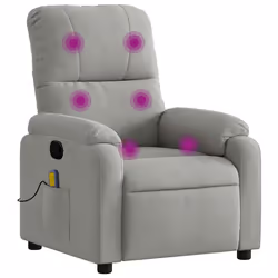 VidaXL 373457, Microfibre, Gris, mousse, 110 kg, 50 cm, 57 cm
