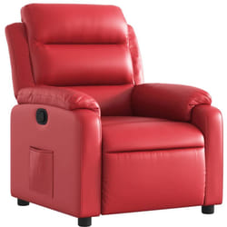 Vidaxl - Fauteuil inclinable Rouge Similicuir