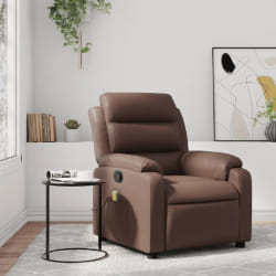 VIDAXL Fauteuil de massage Marron