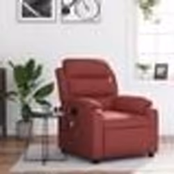 vidaXL Fauteuil de massage inclinable Rouge bordeaux Similicuir