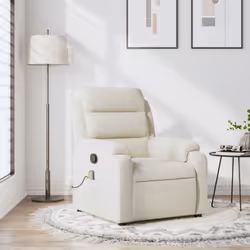 Asseyez-vous et détendez-vous dans ce fauteuil inclinable de massage très confortable ! Fonction d'inclinaison manuelle : ce ...