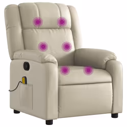VidaXL 373530, Simili-cuir, Crème, mousse, 110 kg, 770 mm, 950 mm