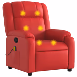 VidaXL 373534, Simili-cuir, Rouge, mousse, 110 kg, 770 mm, 950 mm