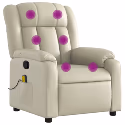 VidaXL 373568, Simili-cuir, Crème, mousse, 110 kg, 780 mm, 920 mm